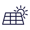 Solar power icon