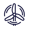 Wind power icon